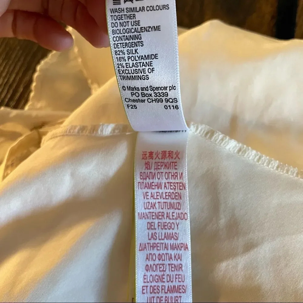 autograph clothing ivory lace trim slip top - Picture 14 of 14